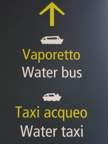 Vaporetto Water Bus